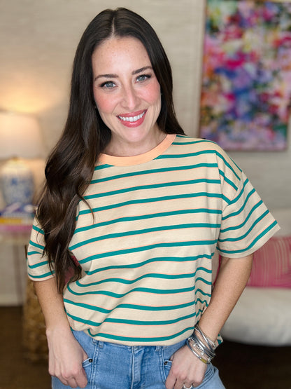 The All The Stripes Top