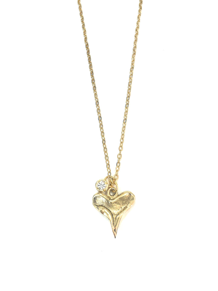 The Melted Heart Necklace