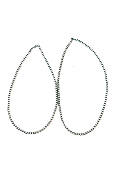 4mm Sterling Pearl Necklace