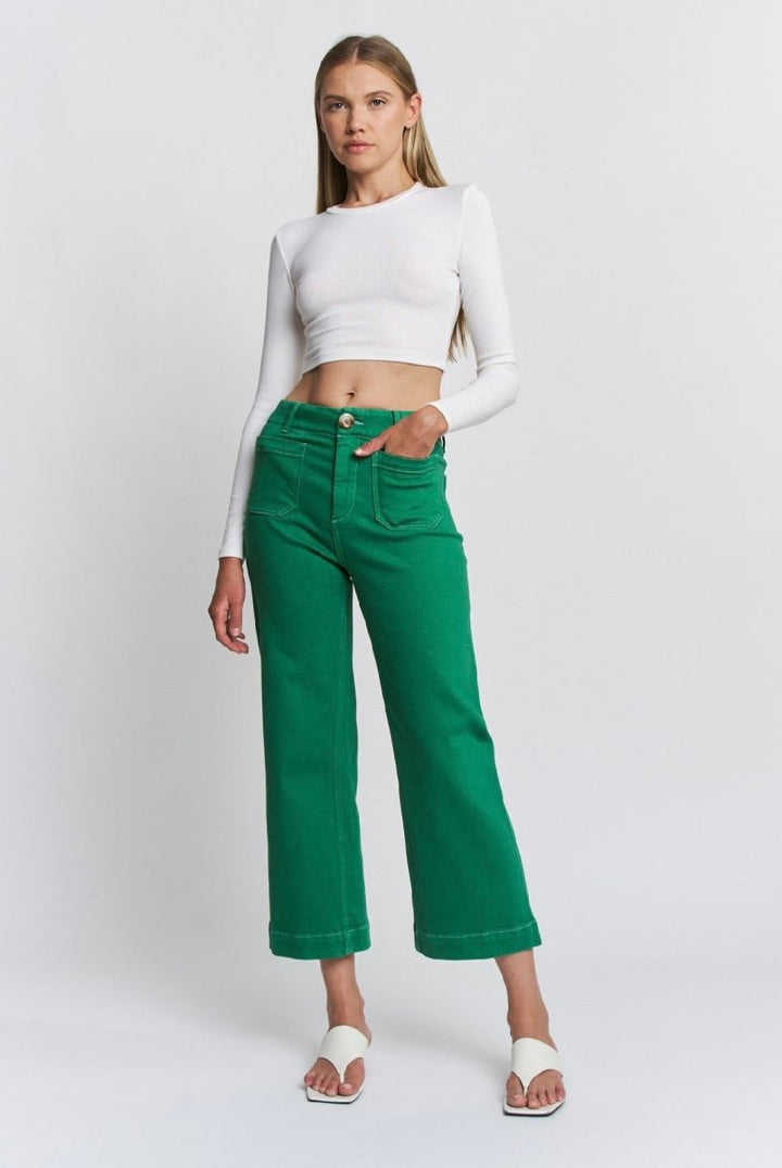 The Mica Kelly Green Jeans