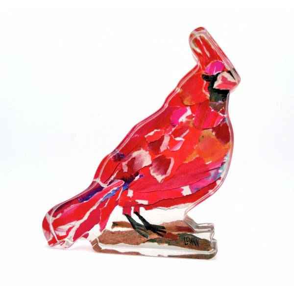 Visiting Cardinal Acrylic