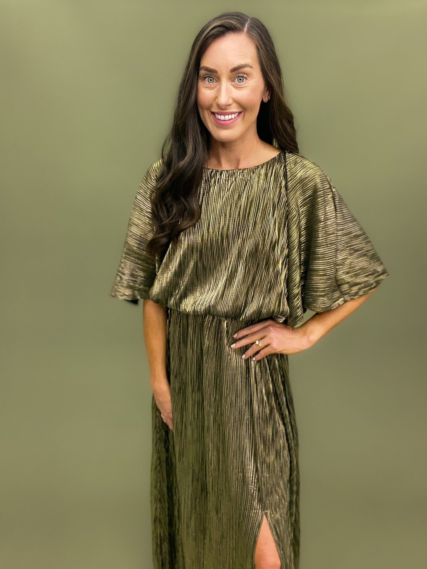 The Crinkle Glam Maxi-All Sizes