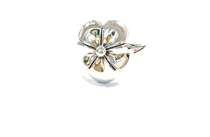 Sterling Ring-Single Bloom