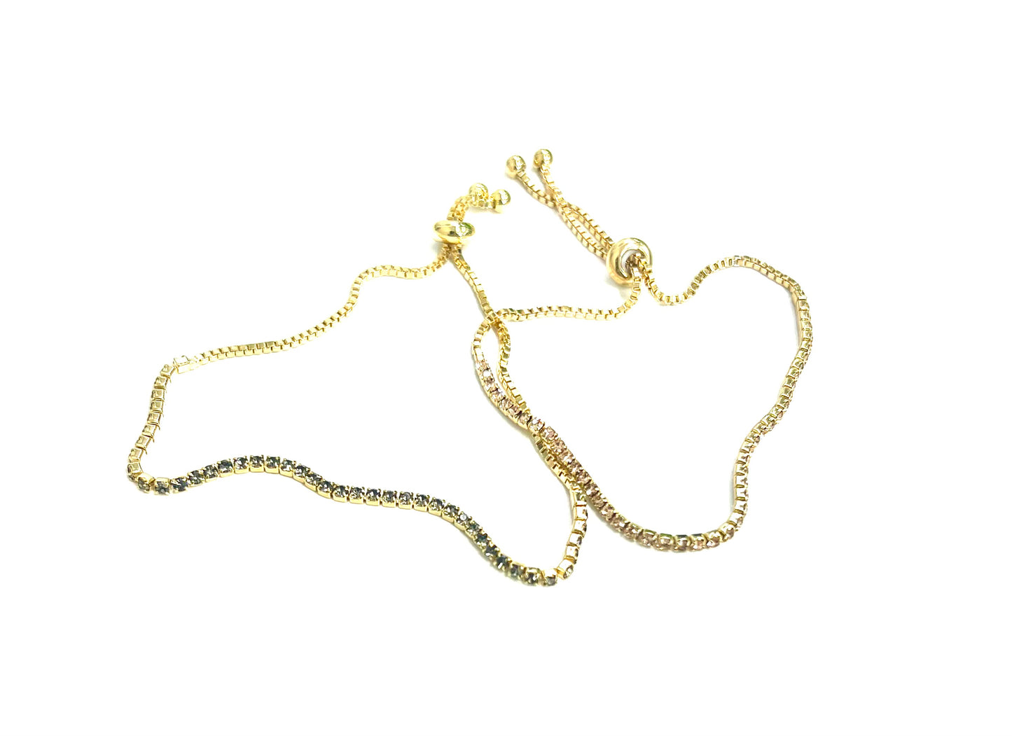 The Toggle Tennis Bracelet-2 Colors