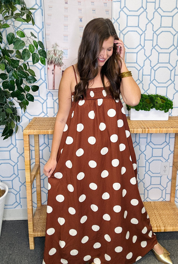 The Julia Maxi in Brown