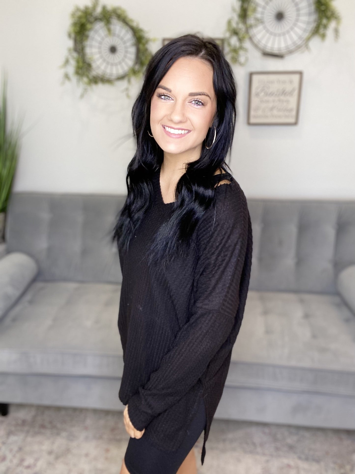 LD STEAL 56-Black Bessie Tunic