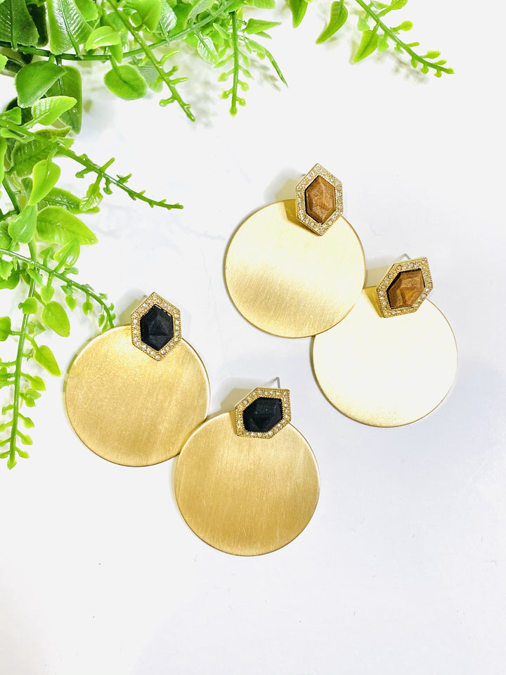 The Cloie Gold Earrings-2 Colors