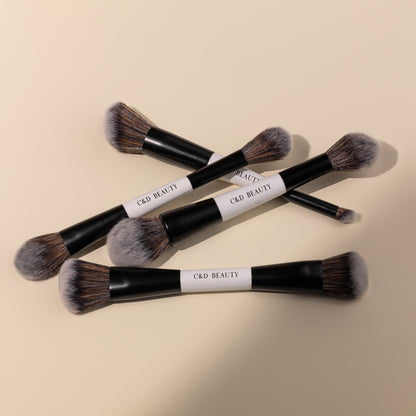 C&D Makeup Brush Duo