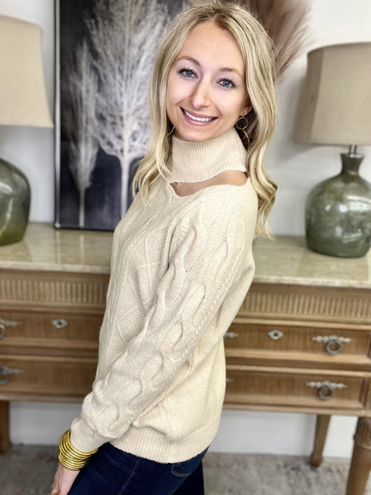 The Cable Wink Sweater-3 Colors