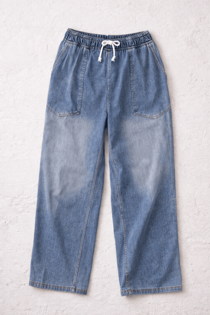 The Buckley Drawstring Denim Pants