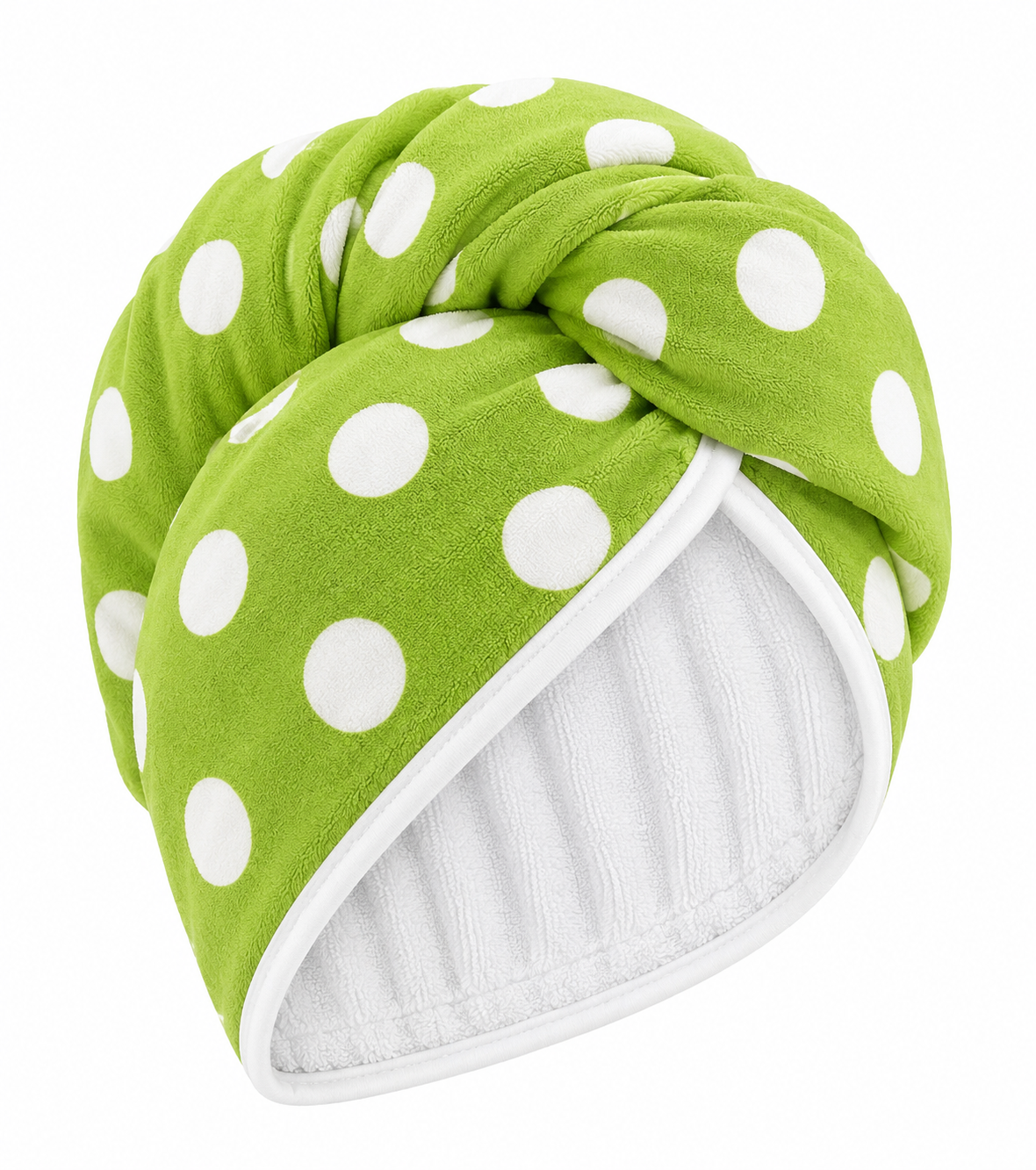 The Buckley Polka Dot Hair Towel Wrap-10 Colors