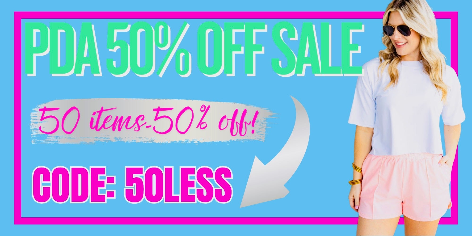 50% off 50 items