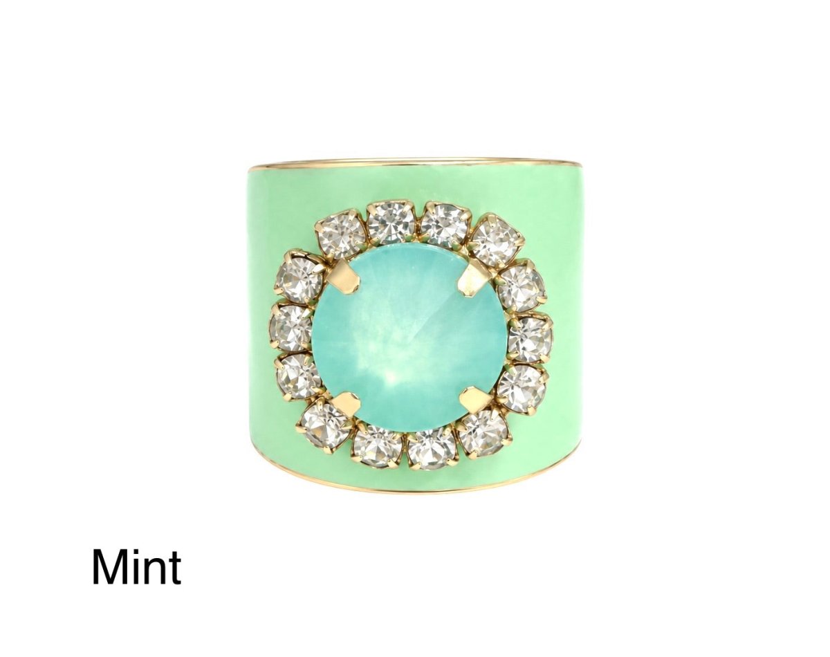 TOVA Jacci Ring in Enamel