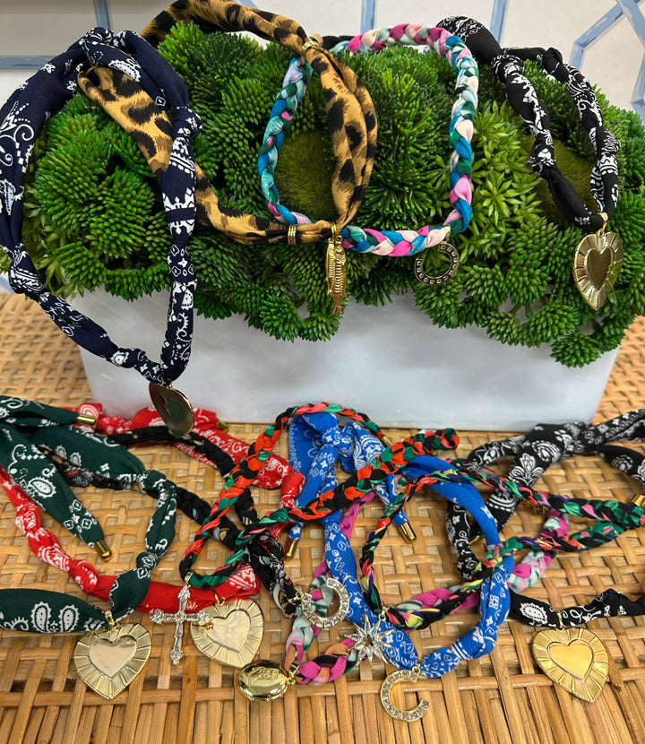The Braided Bandana Necklace-11 Options