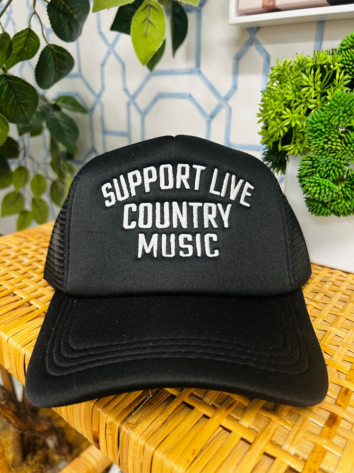 The Support Live Country Music Trucker Hat