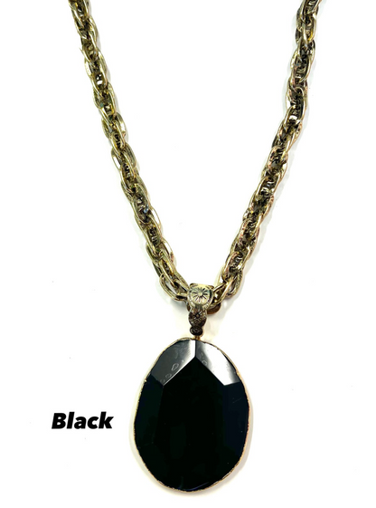 The Reece Stone Necklace- 8 Colors