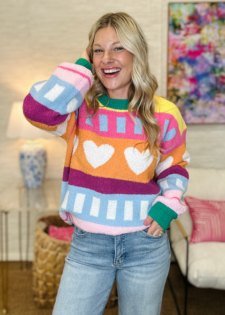 The Cleo Sweater in Pink