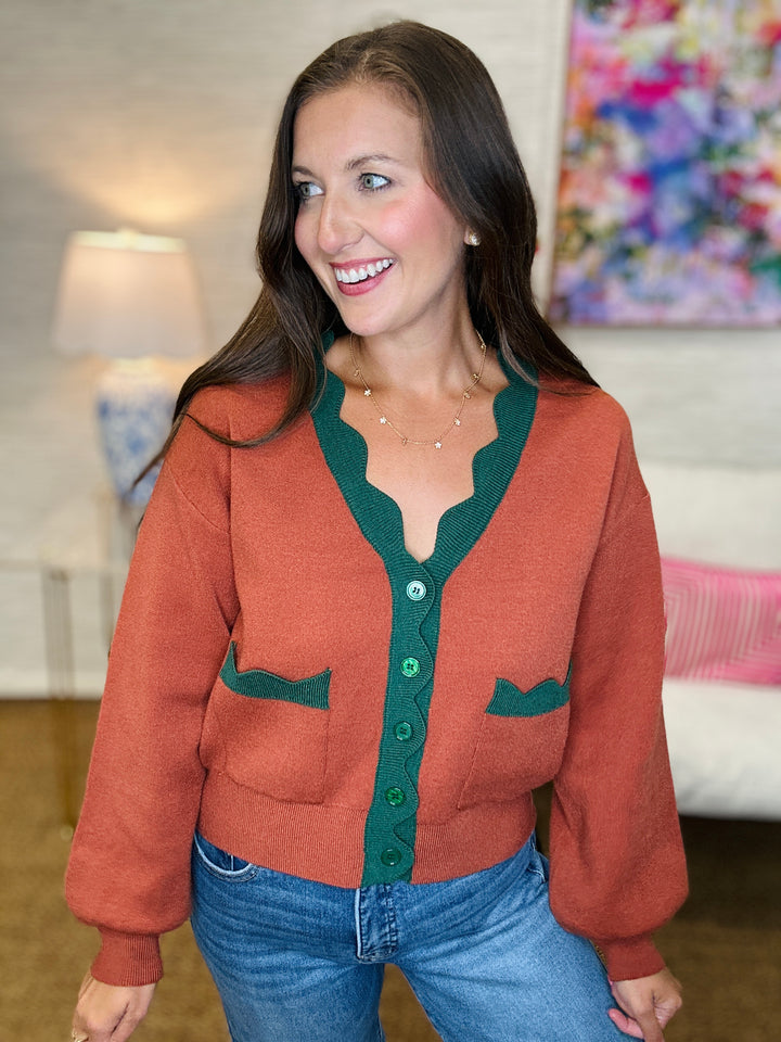 The Quade Sweater in Brown