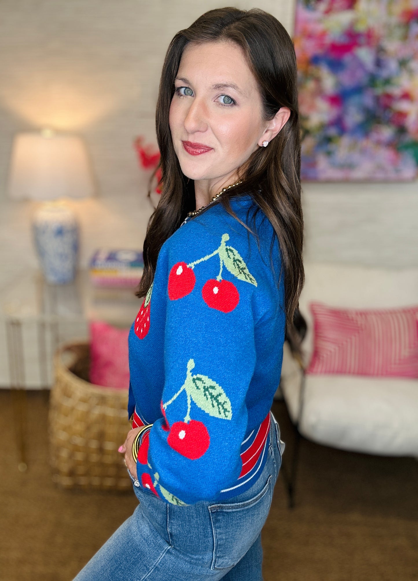 The Strawberry Cardigan
