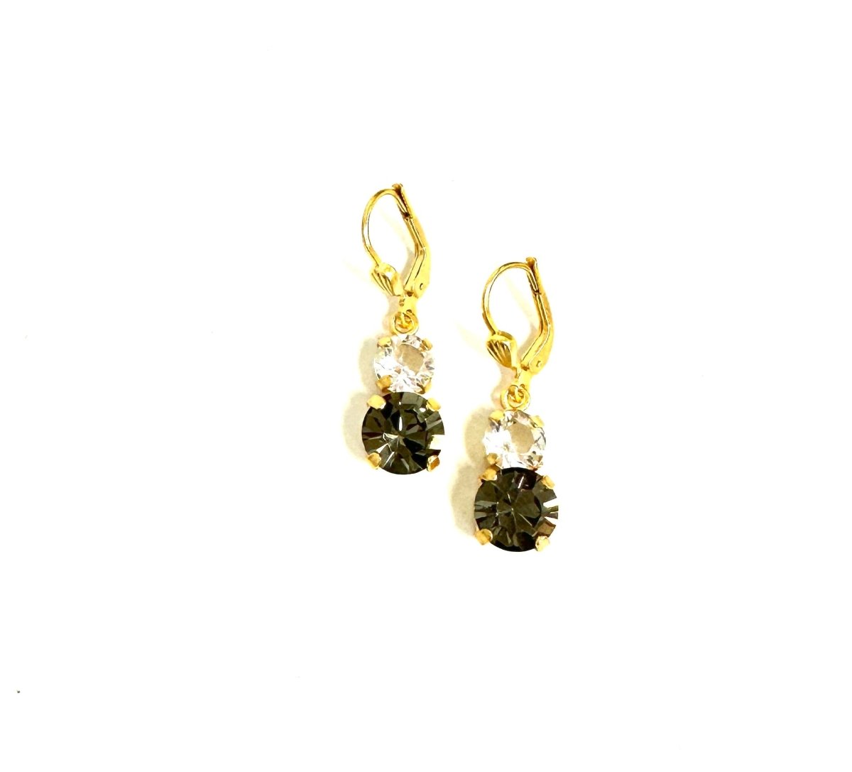 The Double Crystal Earrings