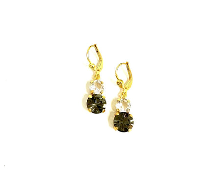 The Double Crystal Earrings