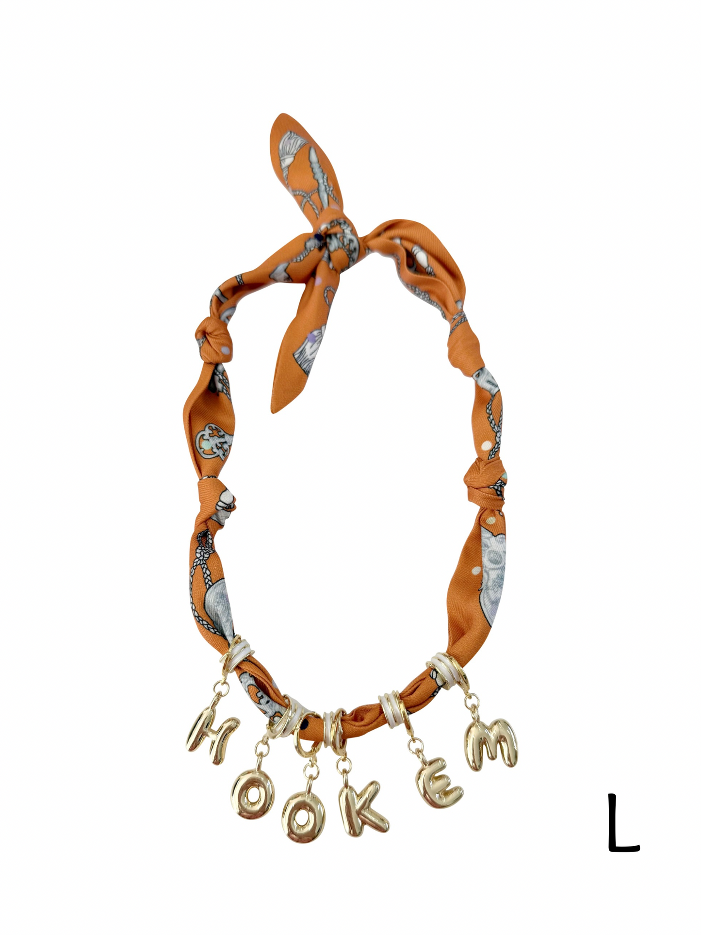 The Game Day Bubble Scarf Necklaces