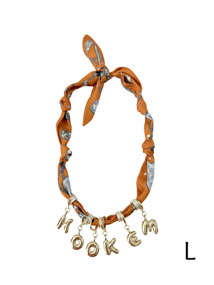 The Game Day Bubble Scarf Necklaces