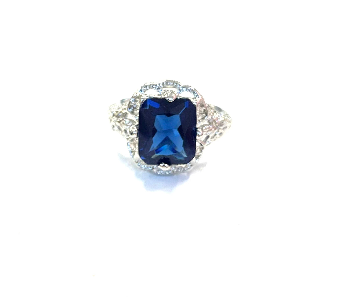 The Blue Cascade Ring