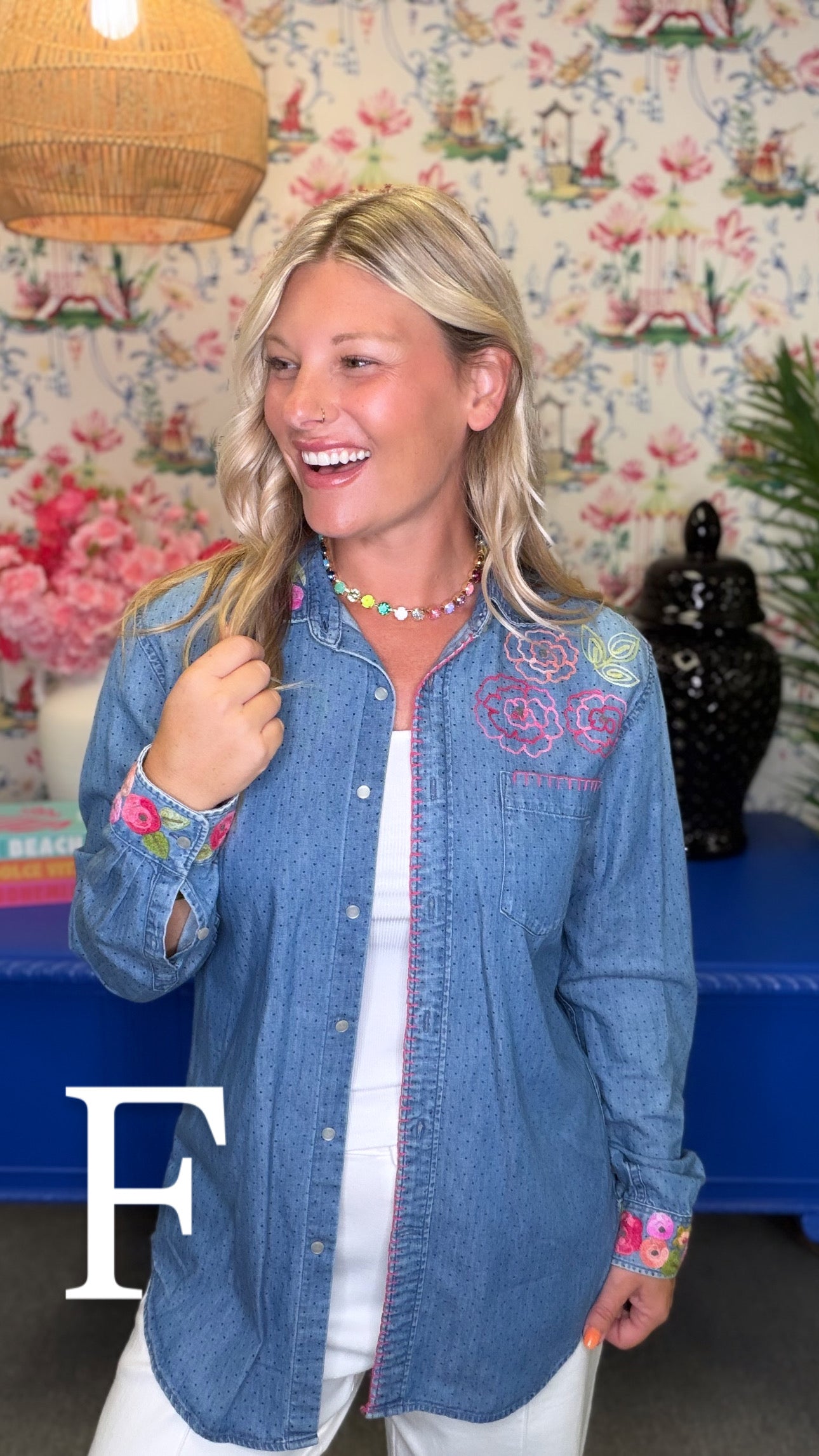 The Custom Denim Shirts- M
