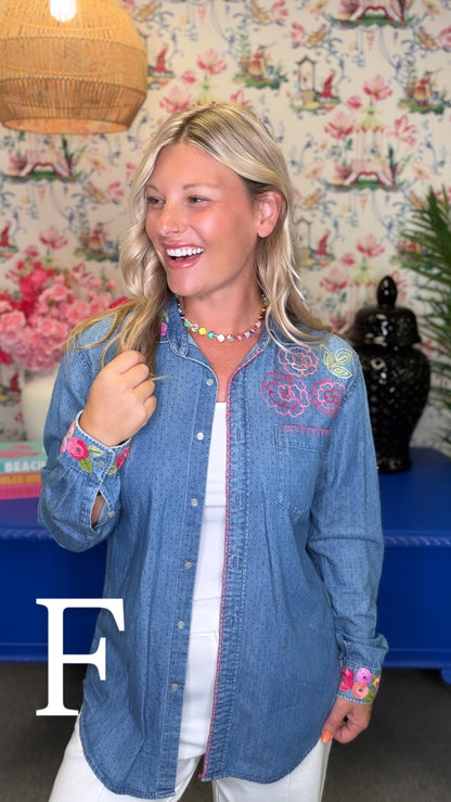 The Custom Denim Shirts- M