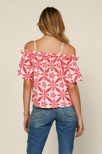 The Orange Landry Top