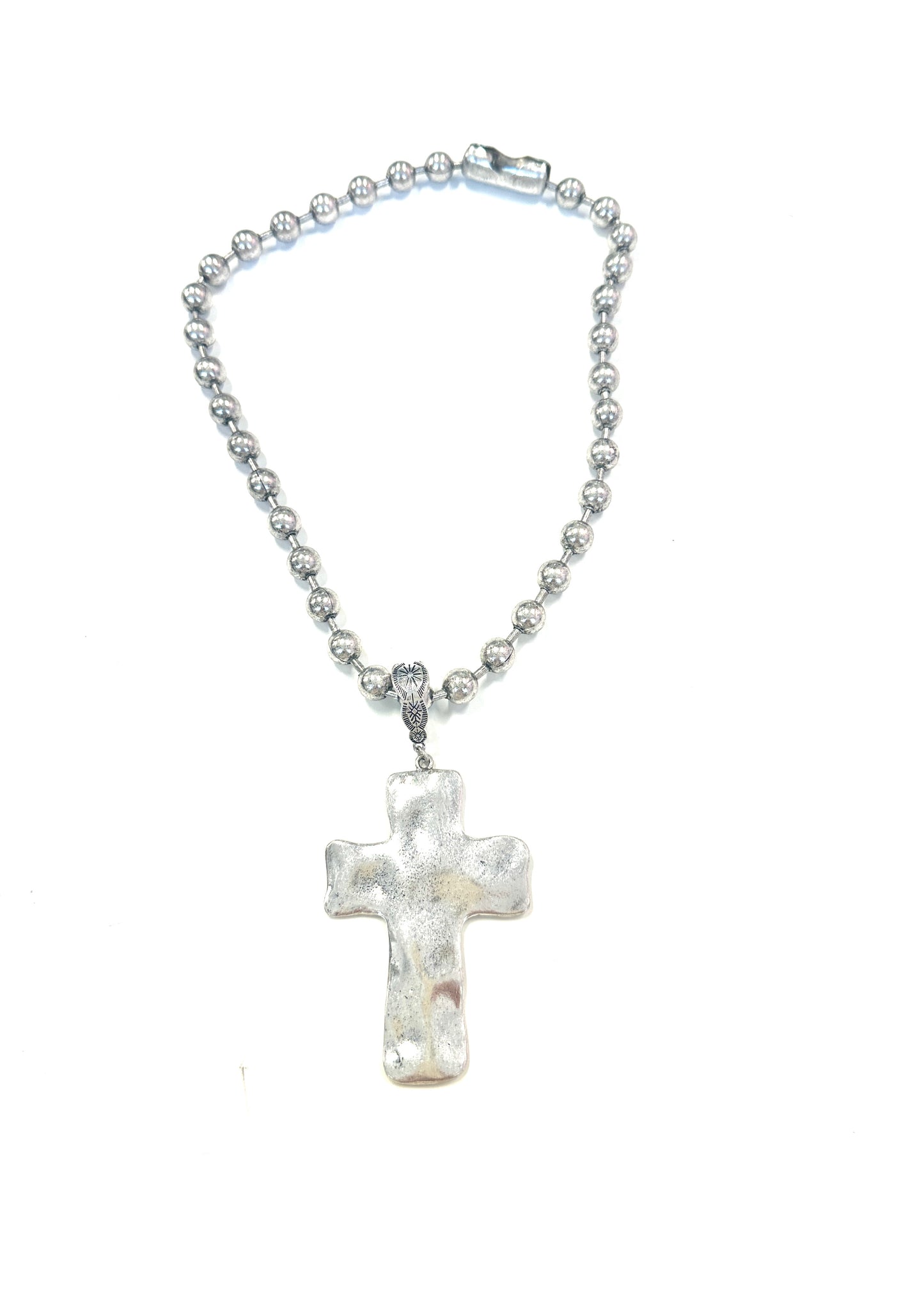 The Mega Cross Necklace- 2 Colors