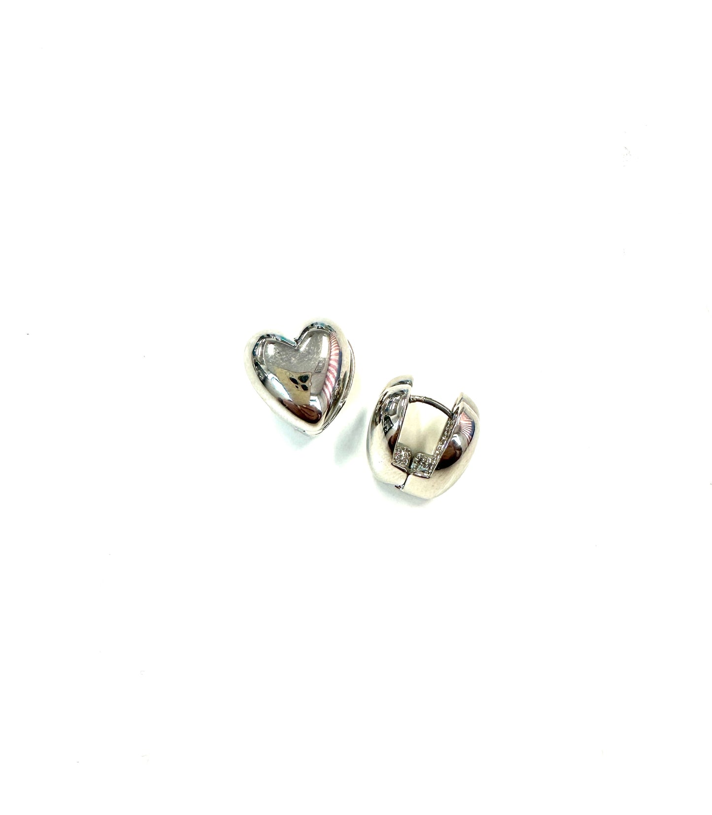 Snap Heart Studs