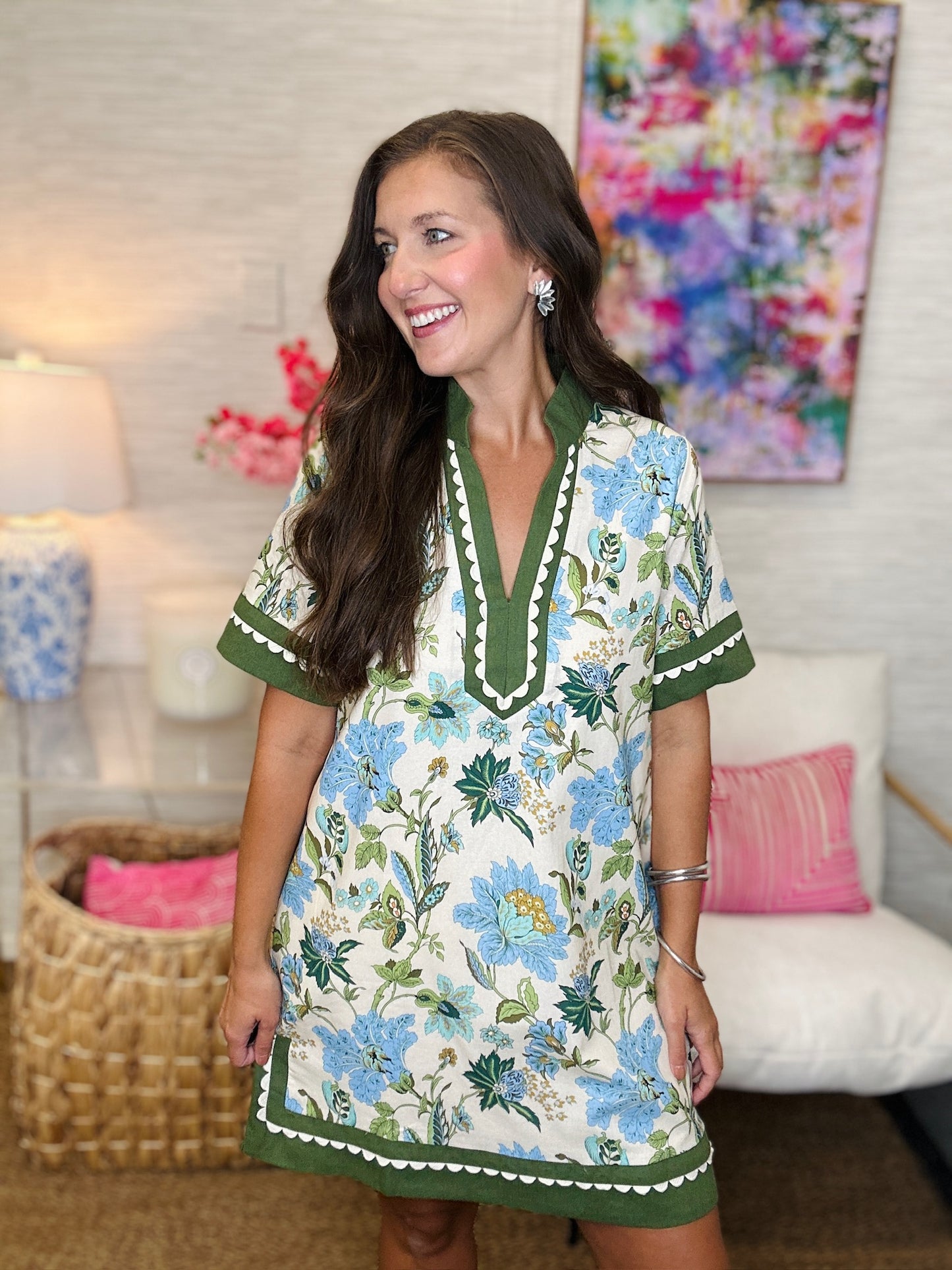 The Grandmillenial Dress in Ecru-AS