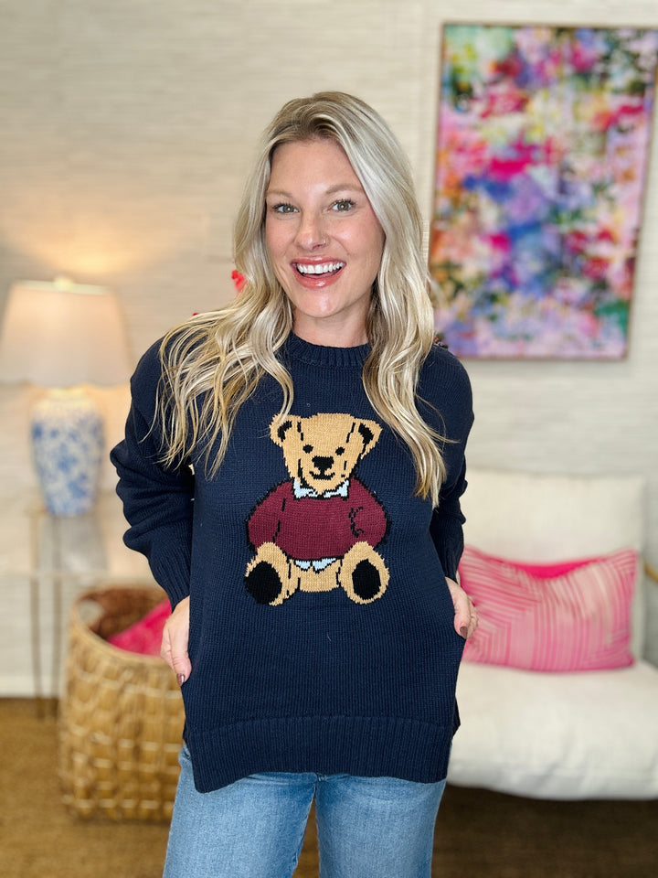The Teddy Navy Sweater