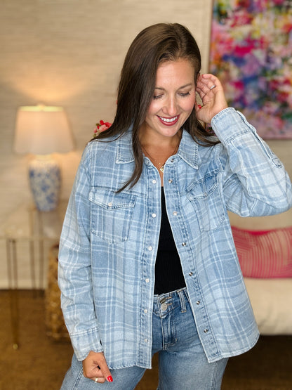 The Pippin Plaid Shacket
