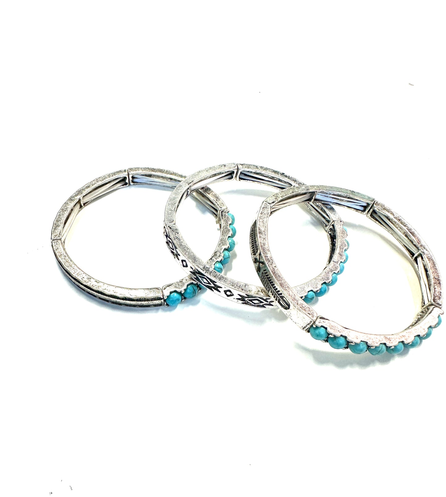 The Baller Silver Stretch Bracelet- 3 Options