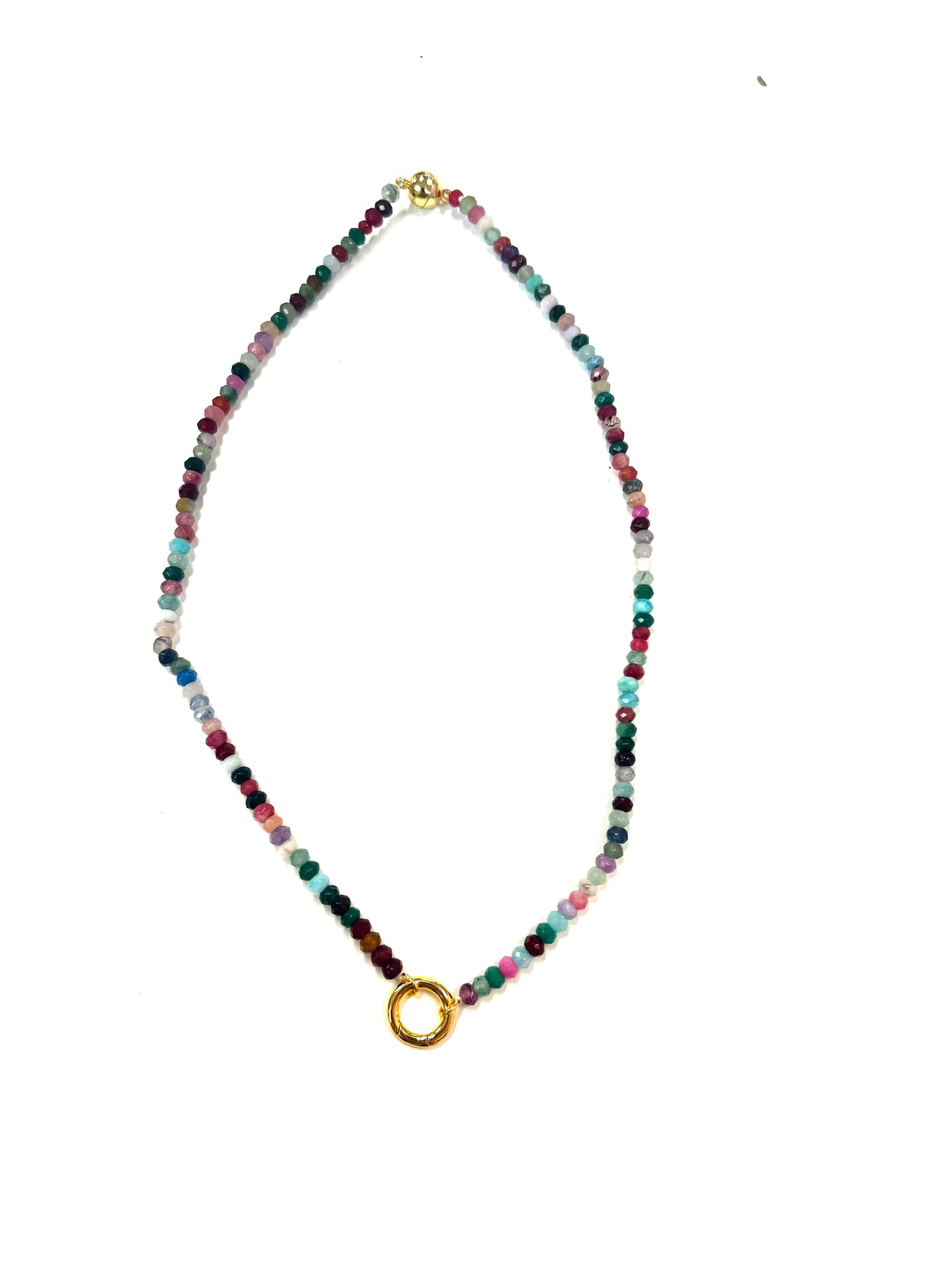 Agate Bead Magic Charm Bar Necklace- Lots