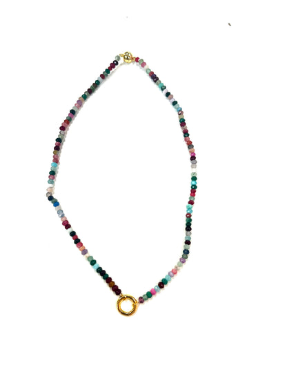 Agate Bead Magic Charm Bar Necklace- Lots