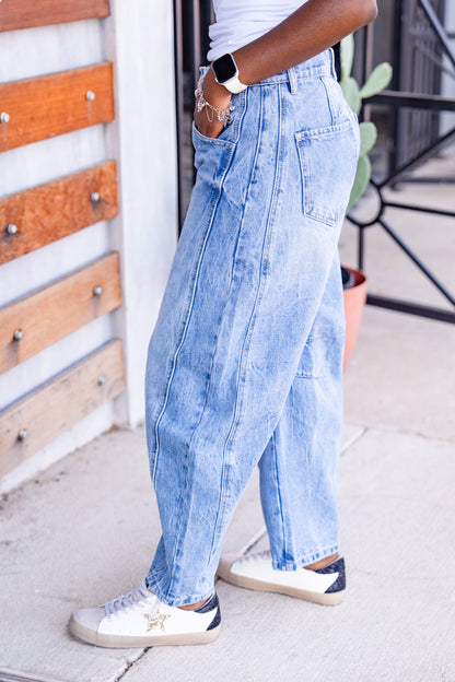 The Beau Barrel Jeans