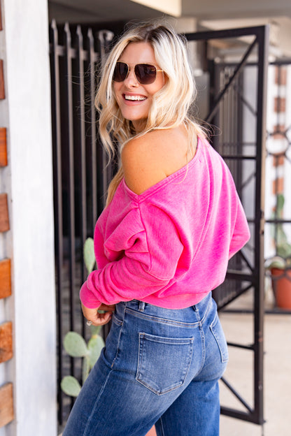 The Buckley Kat Slouch Pullover-5 Colors