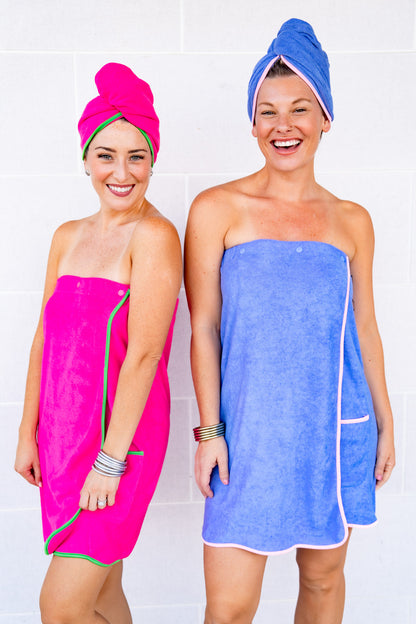 THE BUCKLEY HAIR TOWEL WRAPS- 20 COLORS