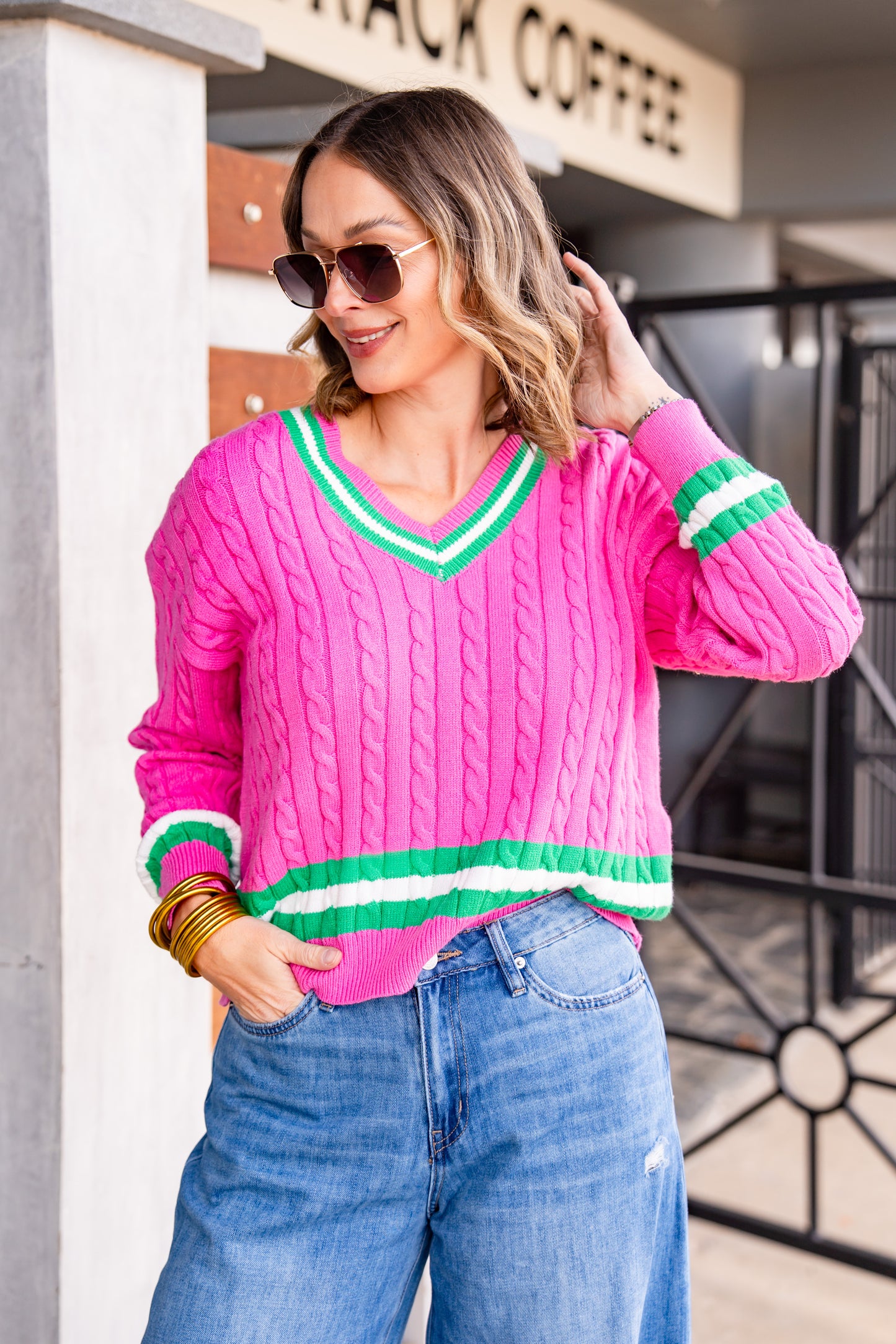 The Buckley Cable Sweater in 3 Colors