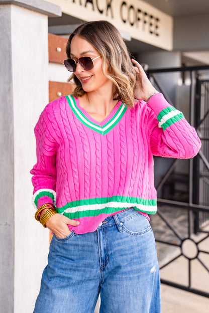 The Buckley Cable Sweater in 3 Colors