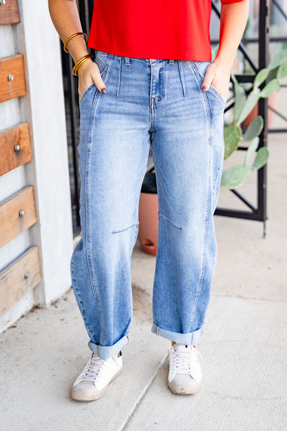 The Risen Double Barrel Jeans-AS