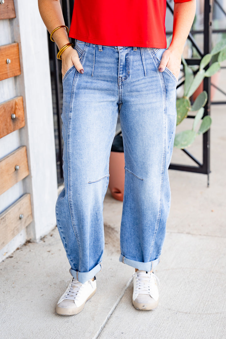 The Risen Double Barrel Jeans-AS