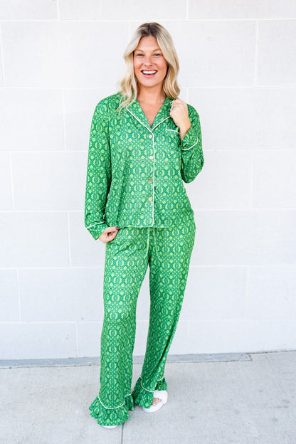 The Buckley Charlotte Set in Regal Green