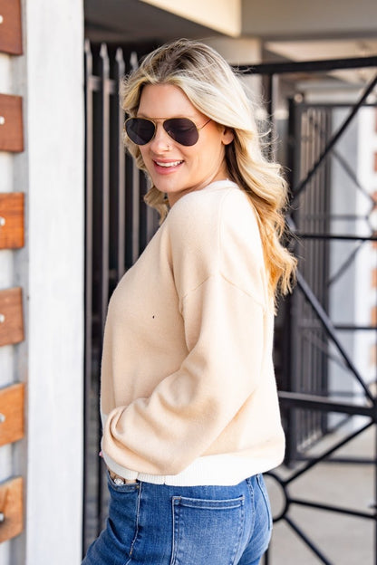 The Buckley Button Sweater-2 Colors