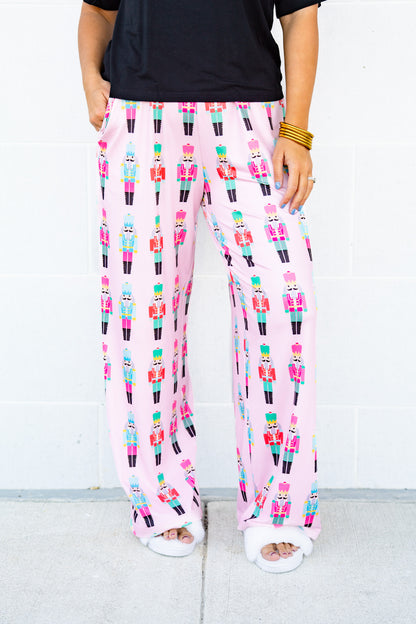 The Buckley Ava Pants in Pink Nutcracker