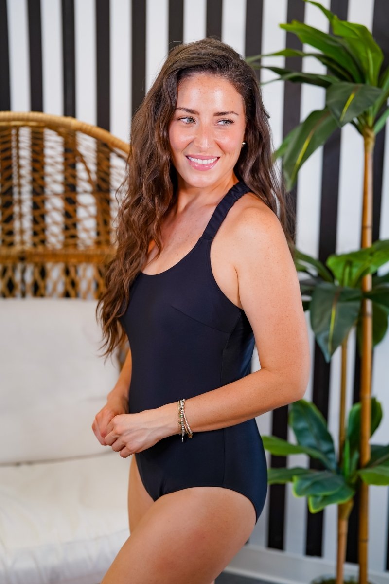 The Buckley Twist Swimsuit in Black